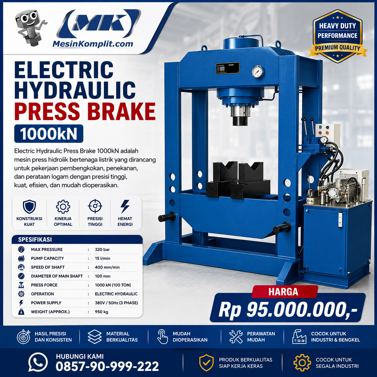 Hidrolik Press 100T Multi...